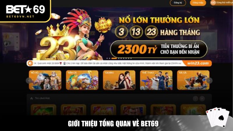 Trang chủ 25 Bet69 là nền tảng cá cược trực tuyến hàng đầu