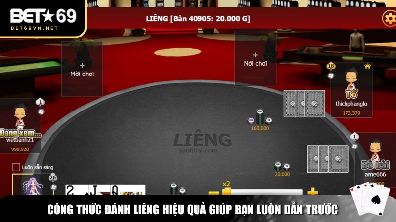 Công thức đánh liêng hiệu quả giúp bạn luôn dẫn trước 