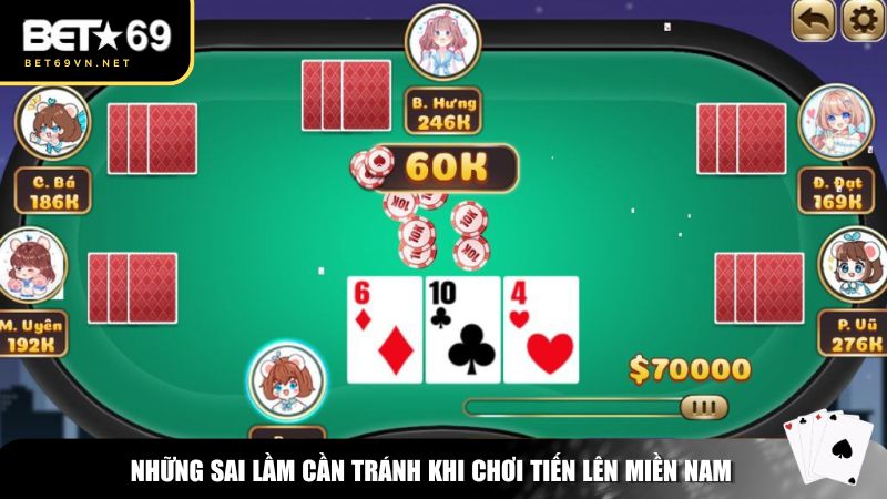 Mẹo Chơi Tiến Lên Miền Nam – Bí Kíp Giành Chiến Thắng Dành Cho Bài Thủ 3 Một số sai lầm cần tránh khi chơi